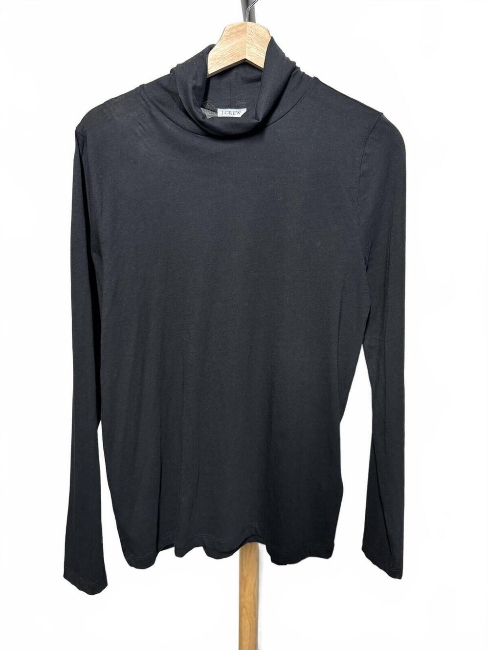 J.Crew Black Long Sleeve Turtleneck Top